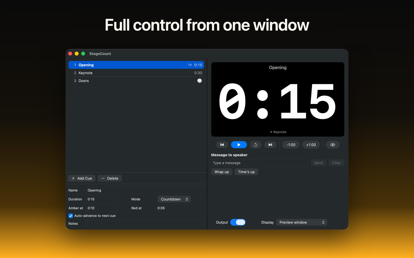 StageCount screenshot
